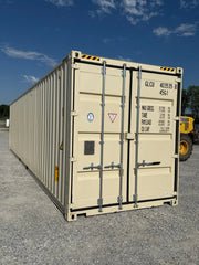 NEW 40ft High Cube Shipping Container – Ivory | Wind & Watertight Storage Container image 0