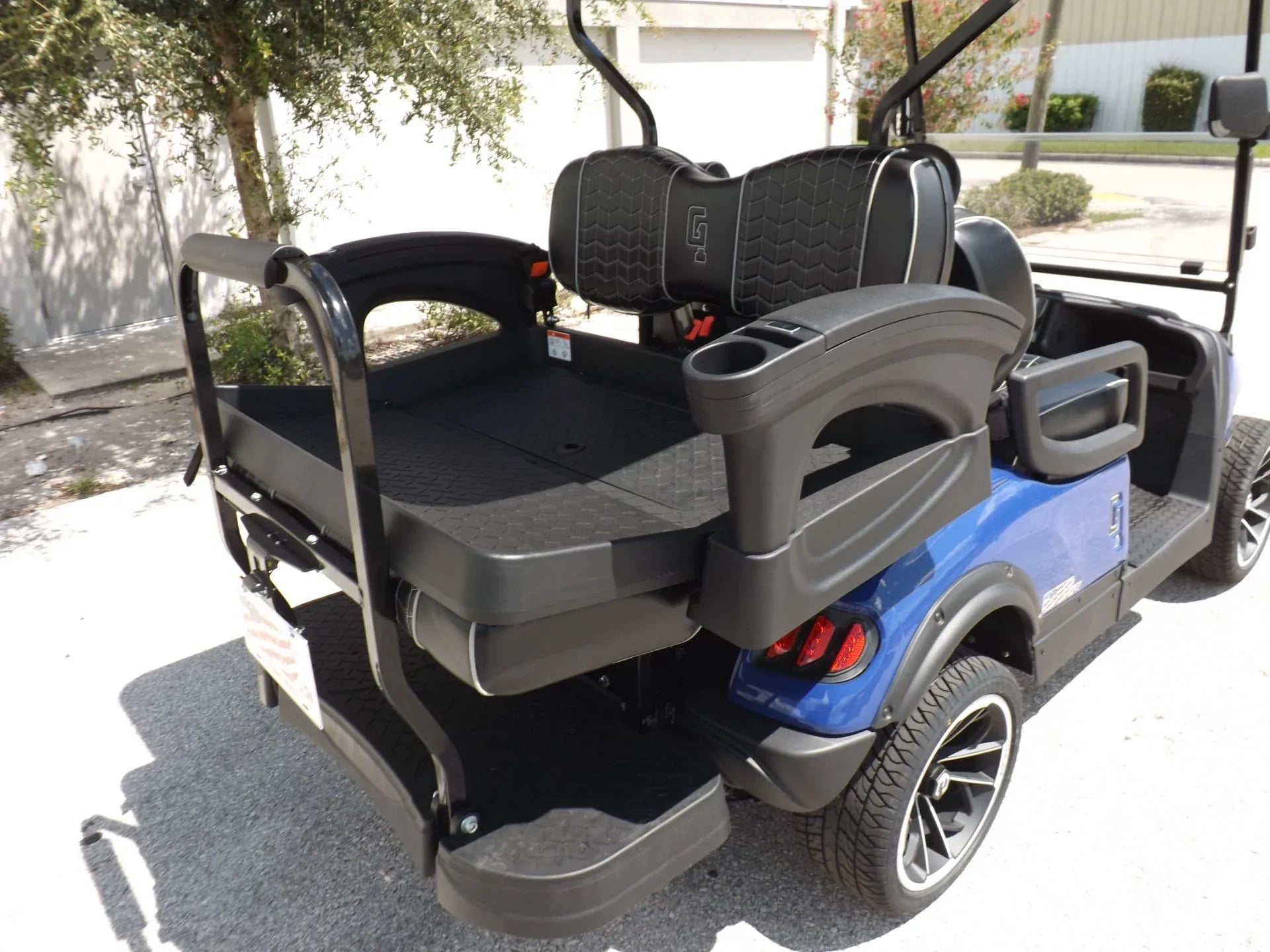Blue 2023 HONOR LSV 2+2 G1 Lifted Lithium Golf Cart for Sale image 12