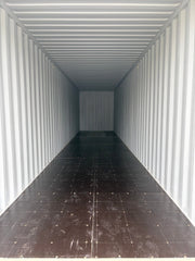 NEW 40ft High Cube Shipping Container – Ivory | Wind & Watertight Storage Container image 2
