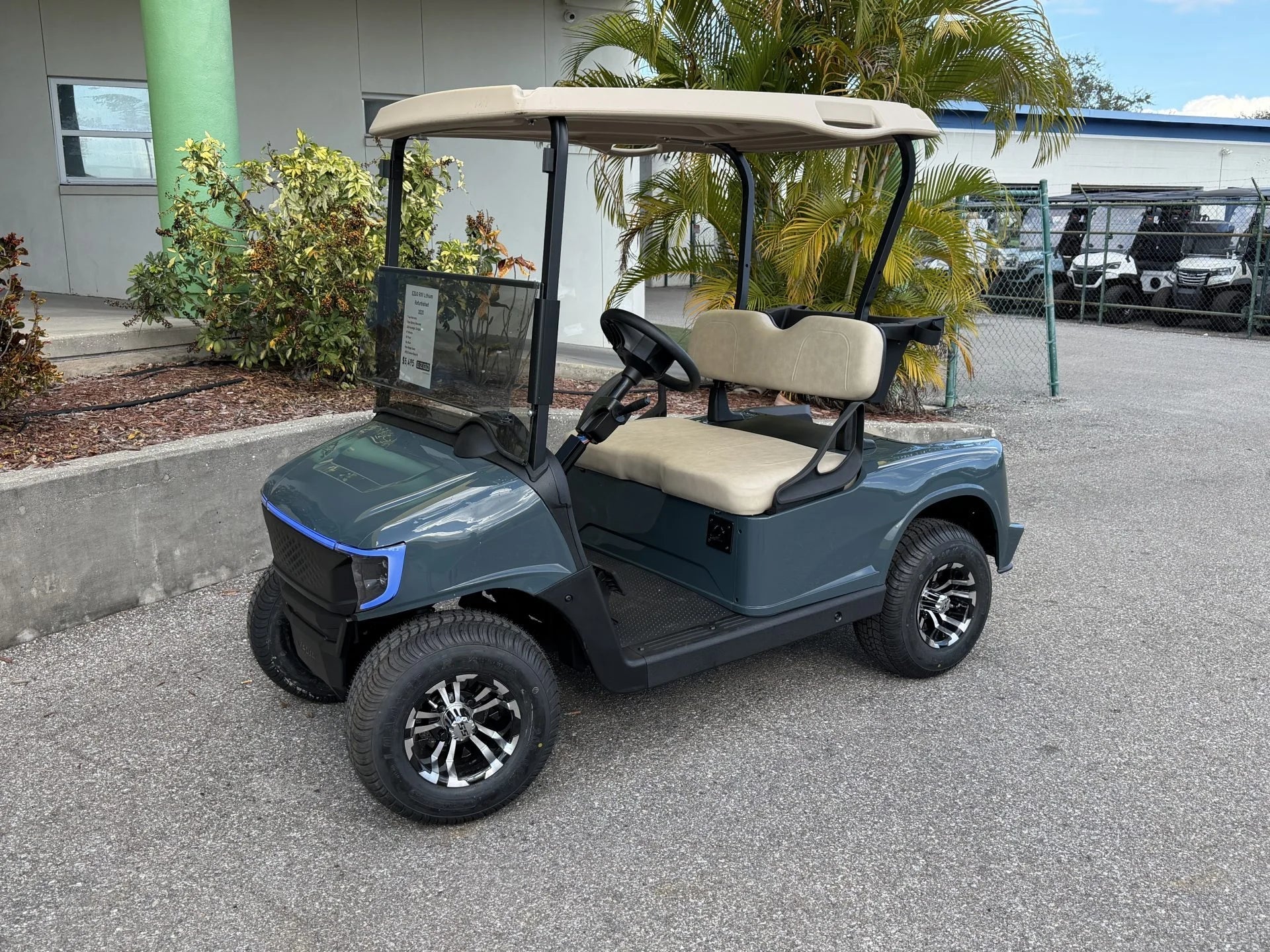 2020 E-Z-GO RXV Elite Lithium APEX Golf Cart for Sale (Storm Blue) image 0