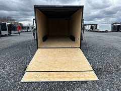 Covered Wagon 8.5 x 20 Enclosed Car Hauler – Blackout Package image 1