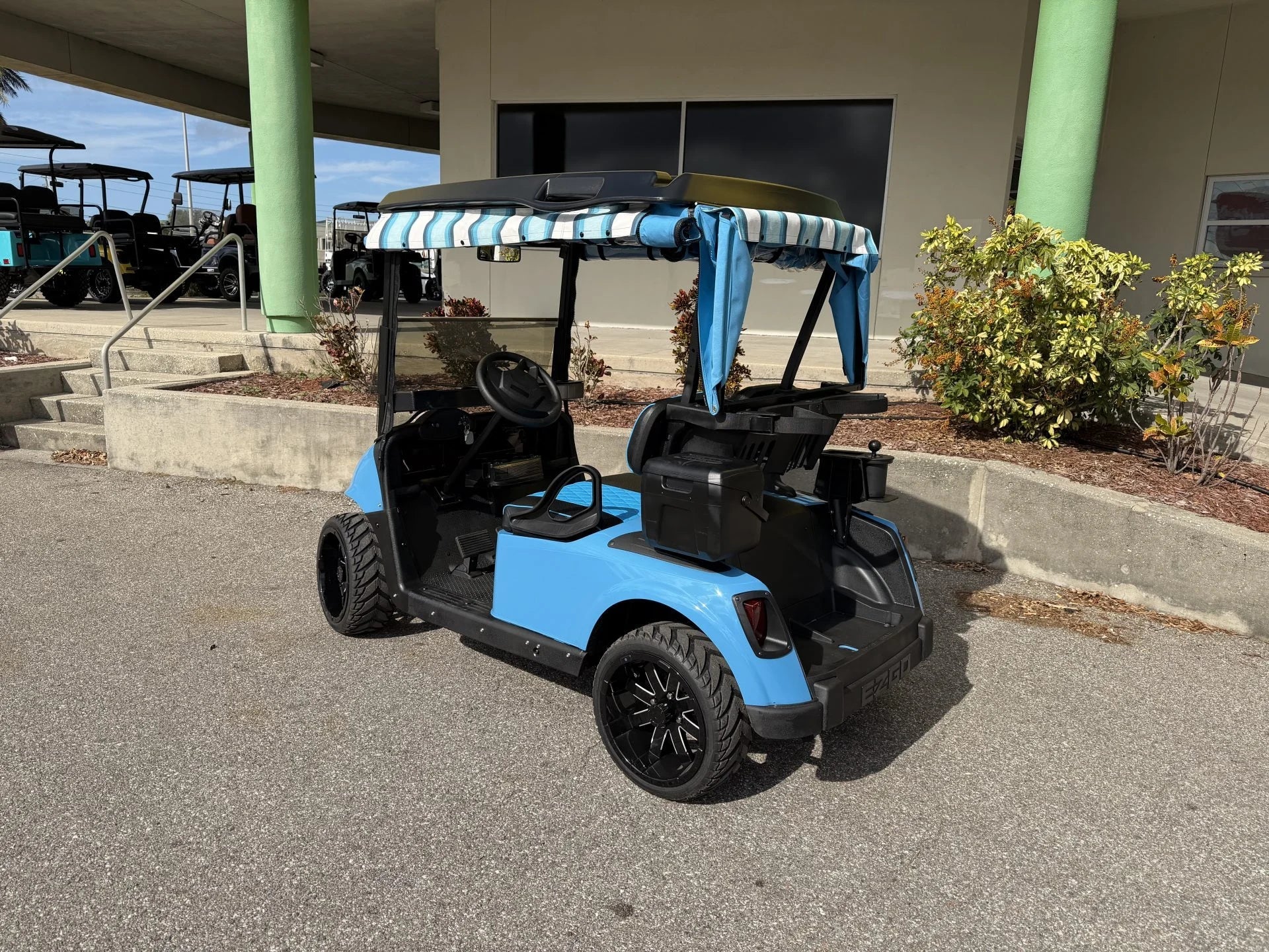 E-Z-GO 2020 Lithium RXV  Elite Golf Cart for Sale (Sky Blue) image 1