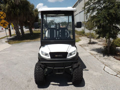 White 2022 Bintelli BEYOND 4P Lifted Golf Cart for Sale image 1