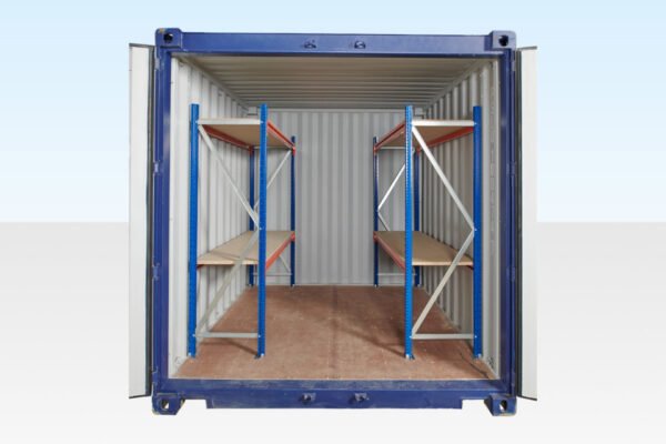 Adjustable Heavy Duty Three Tier Container Racking (Single Bay) image 1