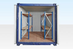 Adjustable Heavy Duty Three Tier Container Racking (Single Bay) image 1