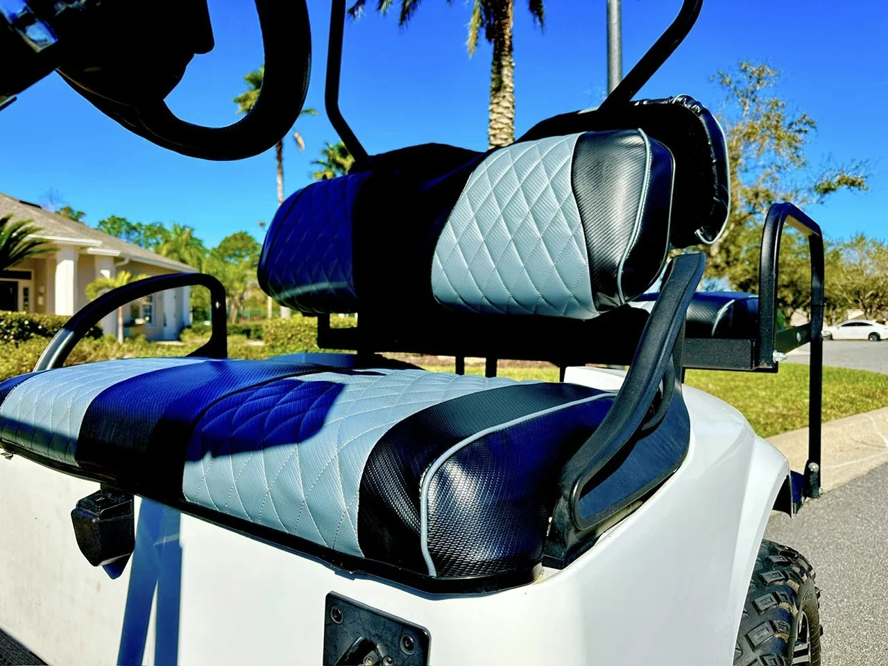 2017 E-Z-GO TXT 48V Lifted Golf Cart for Sale image 3