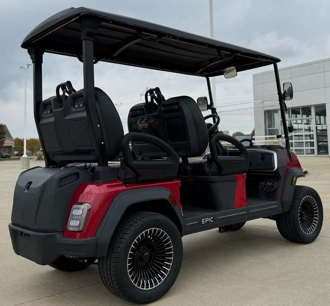 Red 2025 Epic E40FX Golf Cart for Sale image 5
