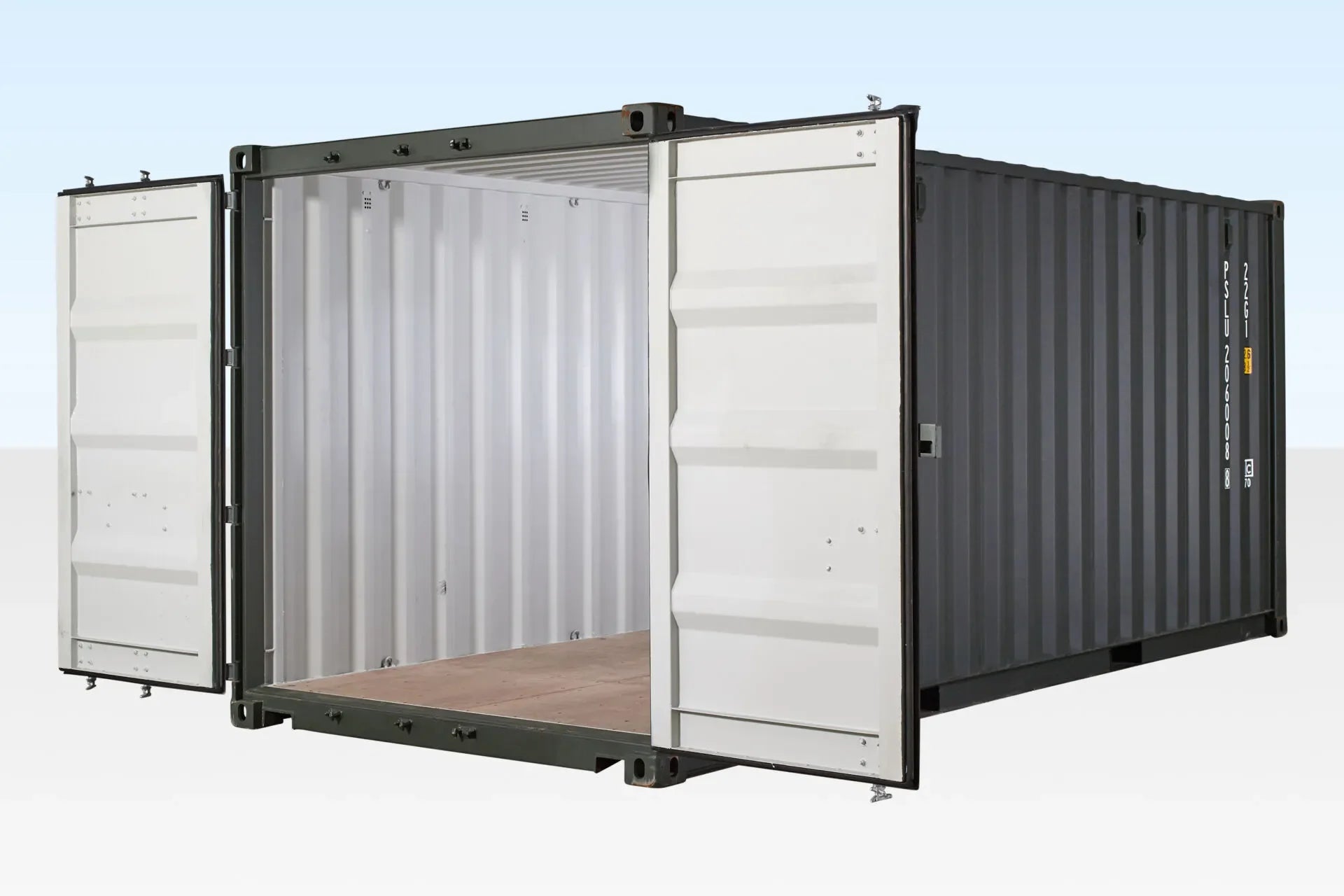 20Ft Shipping Container (One Trip) – Dark Green image 1