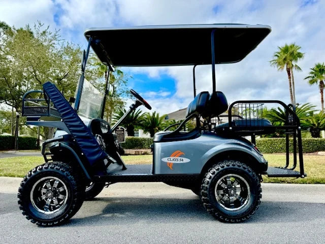 2017 E-Z-GO Express S4 Clays Limited Edition Golf Cart for Sale image 5