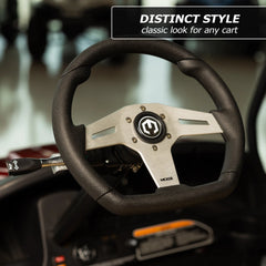 MODZ Barton Golf Cart Steering Wheel & Adapter - Choose Color