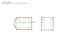 Fastfit Three Tier Racking (Single Bay) image 0