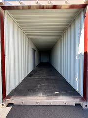 40ft shipping container with man door image 2