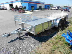 Sport Haven 7×14 Dual Axle Utility Trailer – Side ATV Ramp image 2