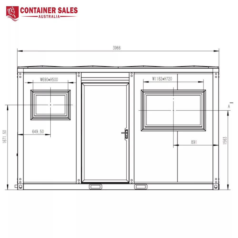4m Accommodation Unit (Box) – Portable Cabin image 5