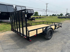 Big Tex 7 x 12 Landscape Utility Trailer – Rear Ramp Gate image 2