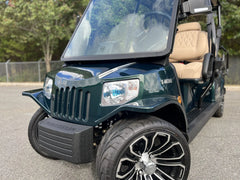 Green 2023 Tomberlin Saloon Golf Cart for Sale image 2