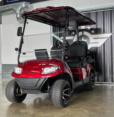 Red 2024 Icon EV I40 Golf Cart for Sale image 2