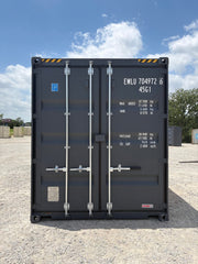 NEW 40ft High Cube Double Door Shipping Container – Slate Gray | Tunnel Storage Container image 2