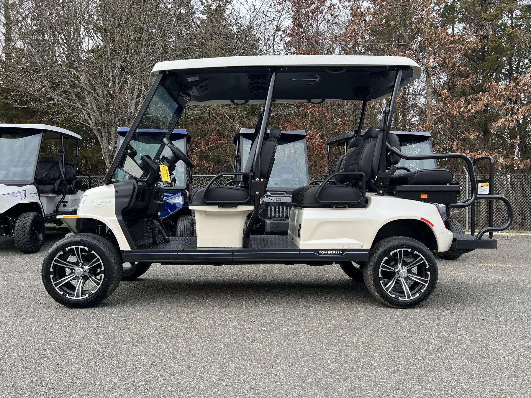 White 2024 Tomberlin Engage LX Golf Cart for Sale image 6