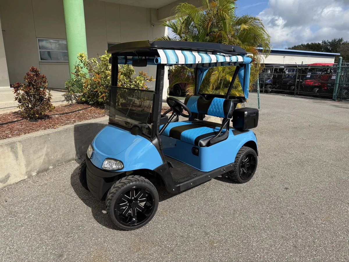 E-Z-GO 2020 Lithium RXV  Elite Golf Cart for Sale (Sky Blue) image 0