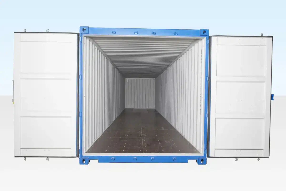 40ft Shipping Container Blue (RAL 5013) image 2