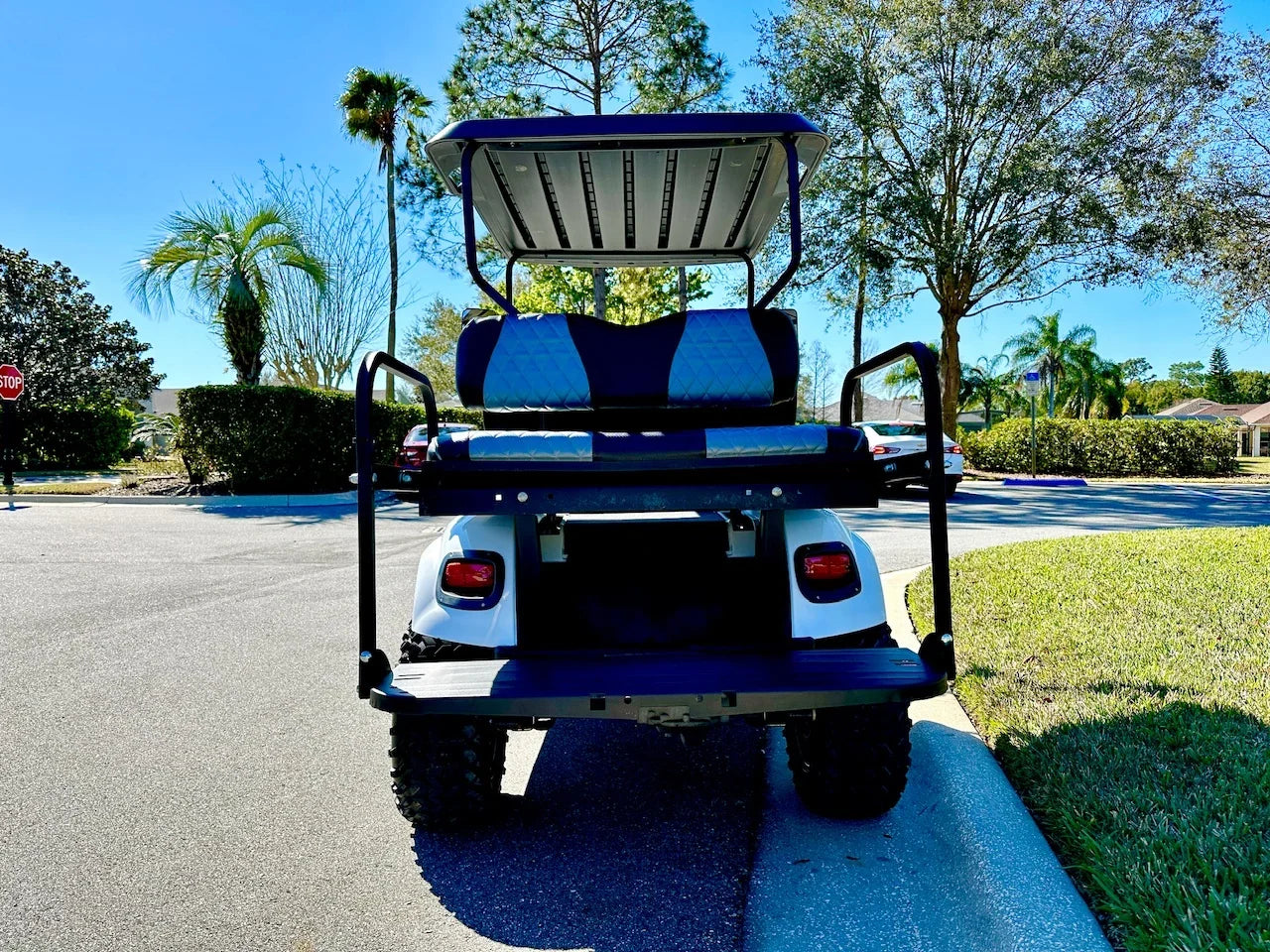 2017 E-Z-GO TXT 48V Lifted Golf Cart for Sale image 2