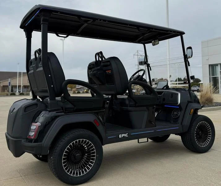 Black 2025 Epic E40FX Golf Cart for Sale image 5