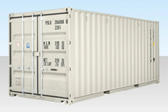 20ft One Trip Shipping Container – White (RAL 9003) | Wind & Watertight Storage Container image 2
