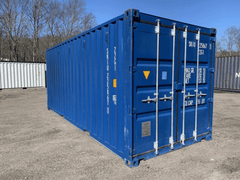 20′ x 8′ x 8.5′ Tall– New Shipping/Storage Container – Wind and Watertight – Blue image 0