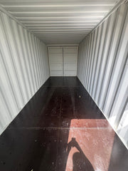 NEW 20ft Ivory Double Door Shipping Container image 3