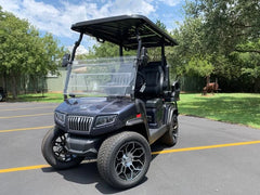 Black 2024 EVolution D5 Ranger 2+2 Golf Cart for Sale image 0