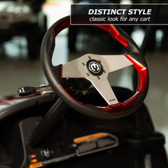 MODZ Zilker Golf Cart Steering Wheel & Adapter - Choose Color